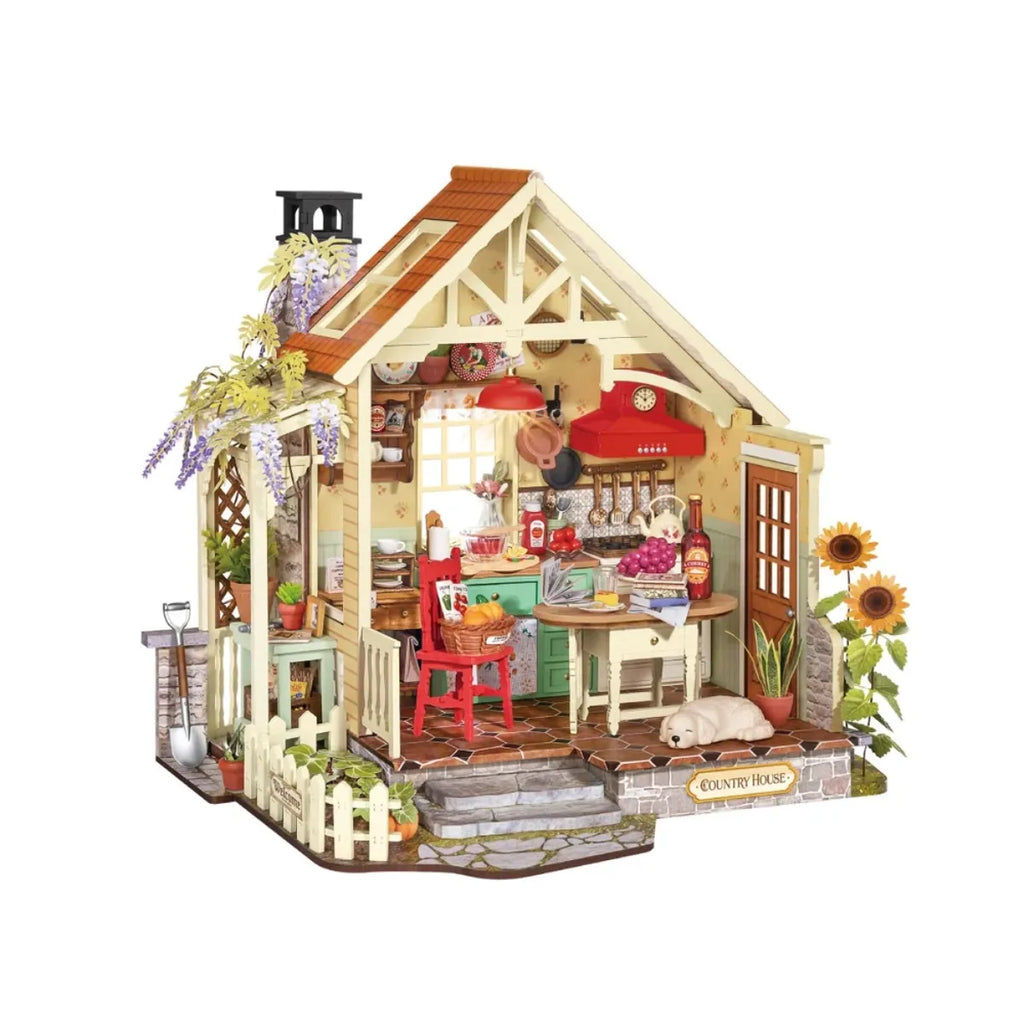 Sunlit Farmhouse Kitchen DIY Miniature House