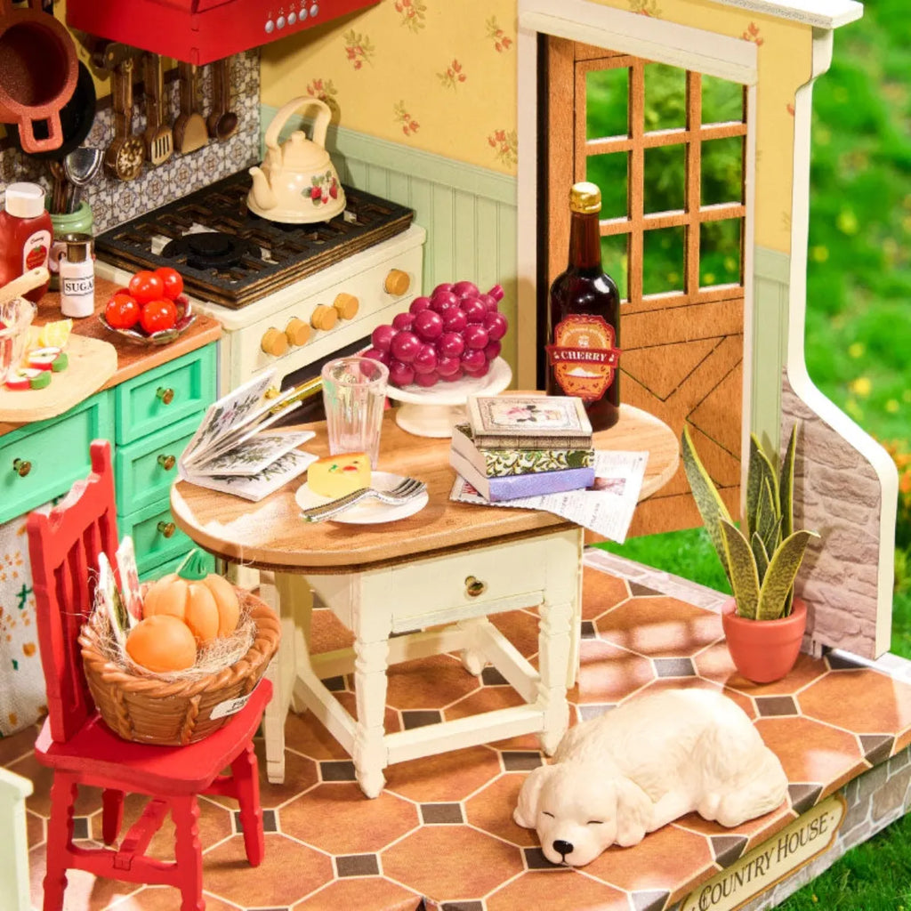 Sunlit Farmhouse Kitchen DIY Miniature House