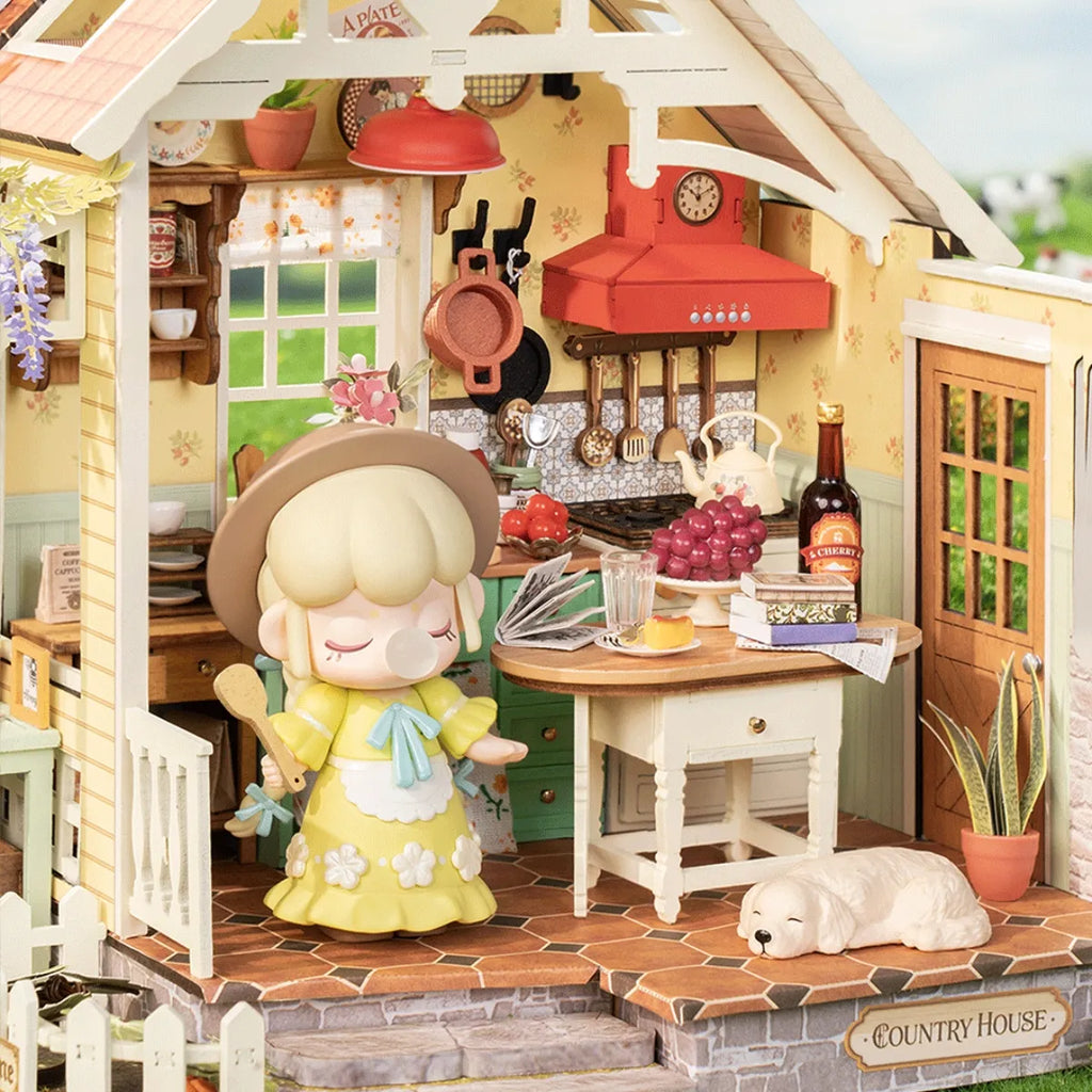 Sunlit Farmhouse Kitchen DIY Miniature House
