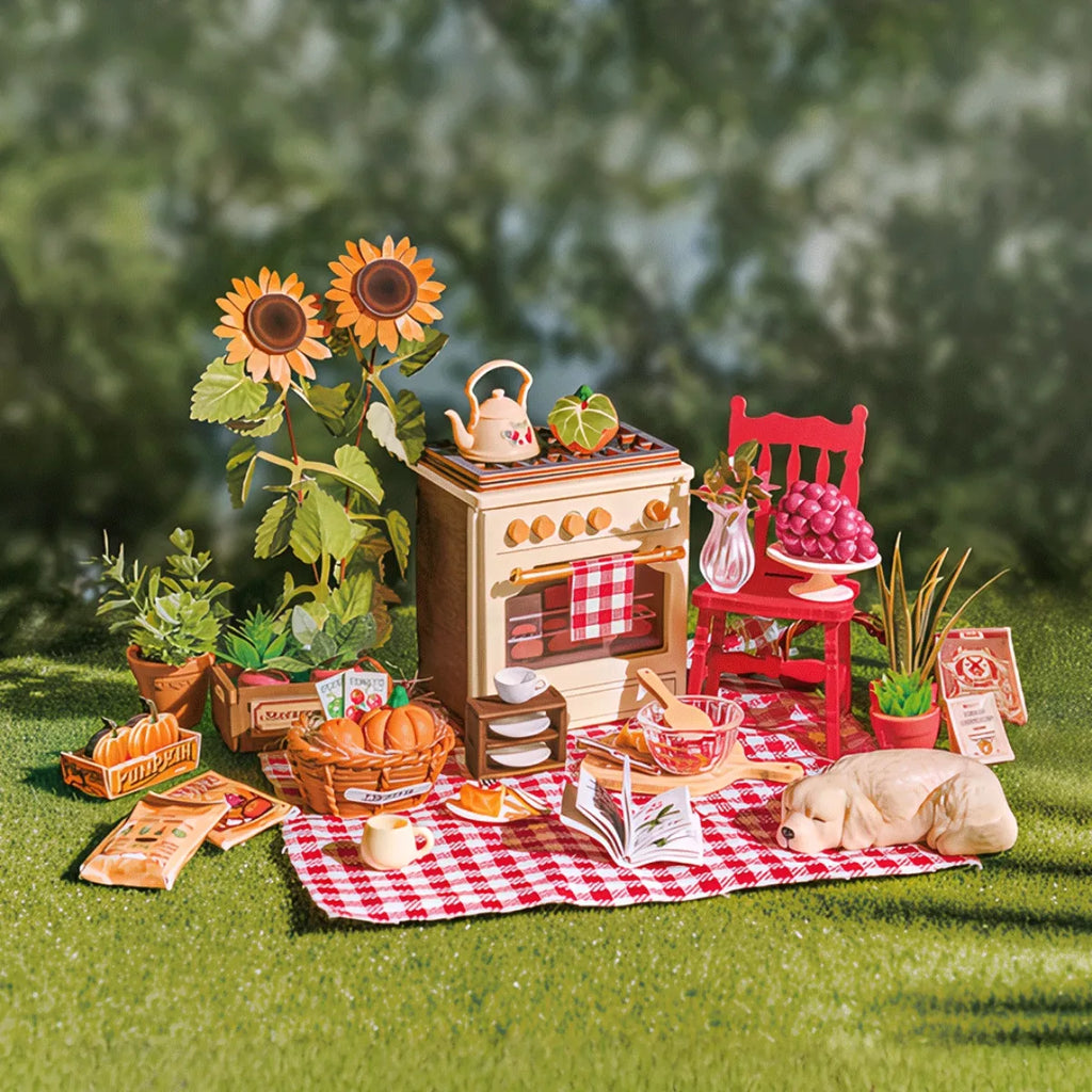 Sunlit Farmhouse Kitchen DIY Miniature House