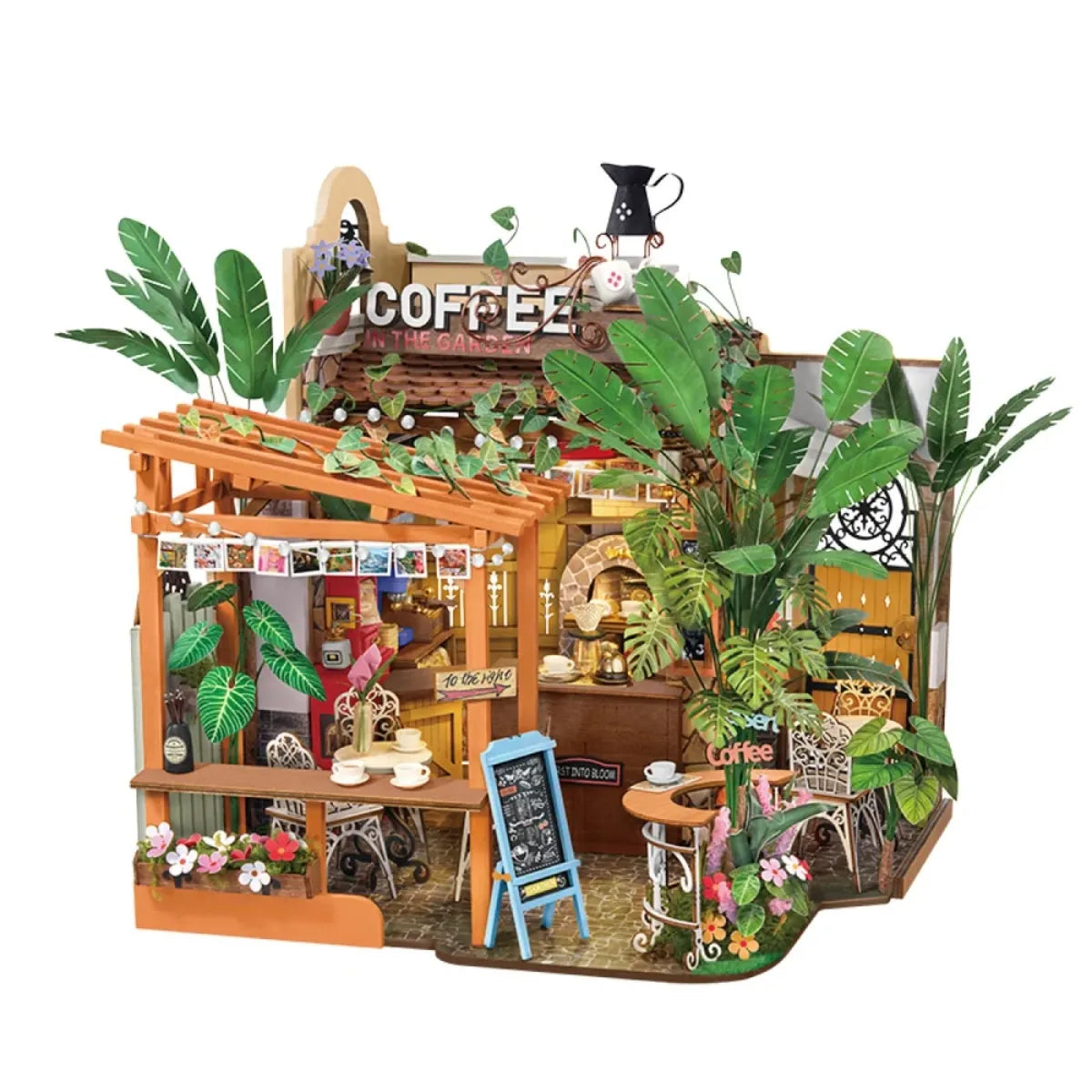 Leafree Café DIY Miniature House Kit
