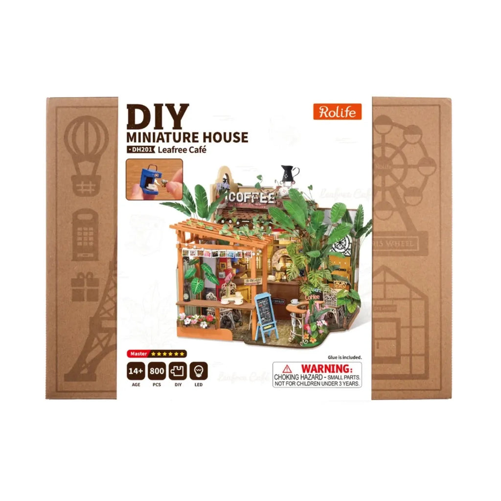 Leafree Café DIY Miniature House Kit
