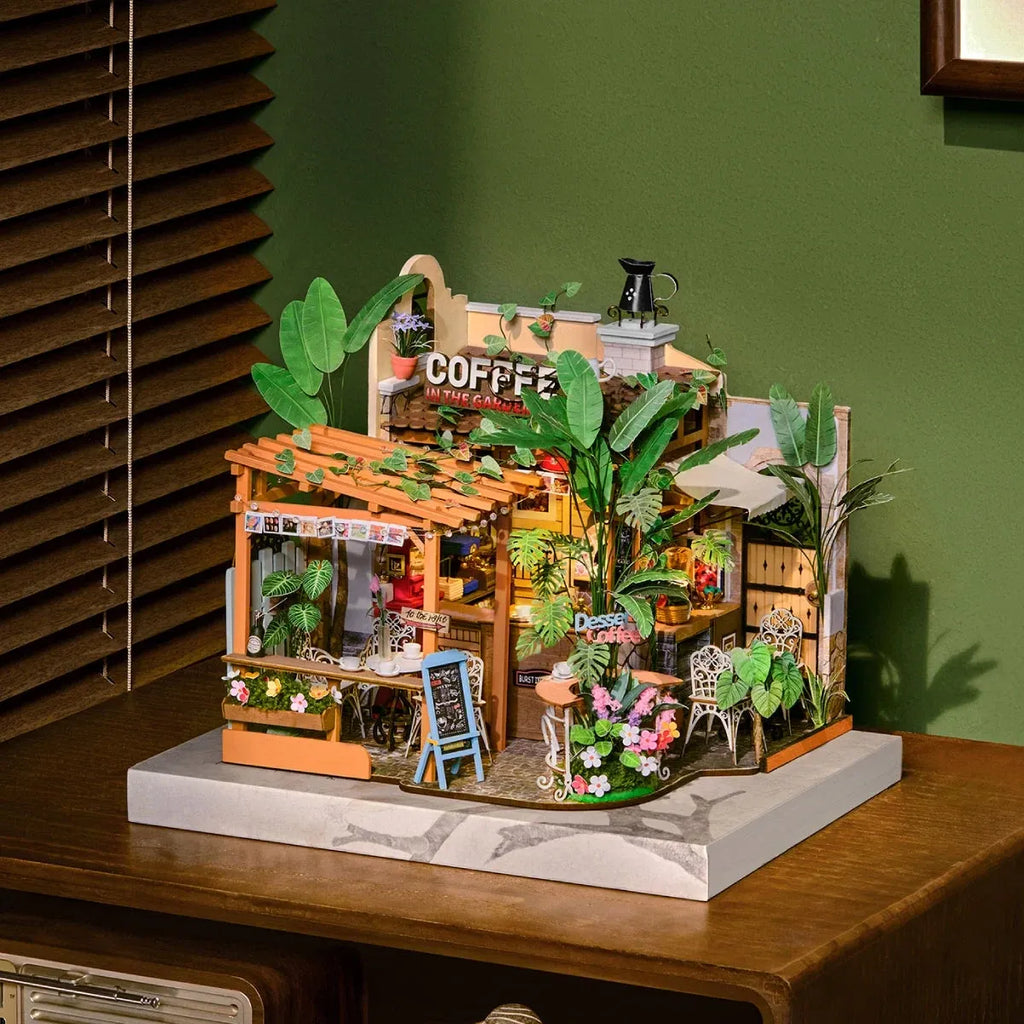 Leafree Café DIY Miniature House Kit