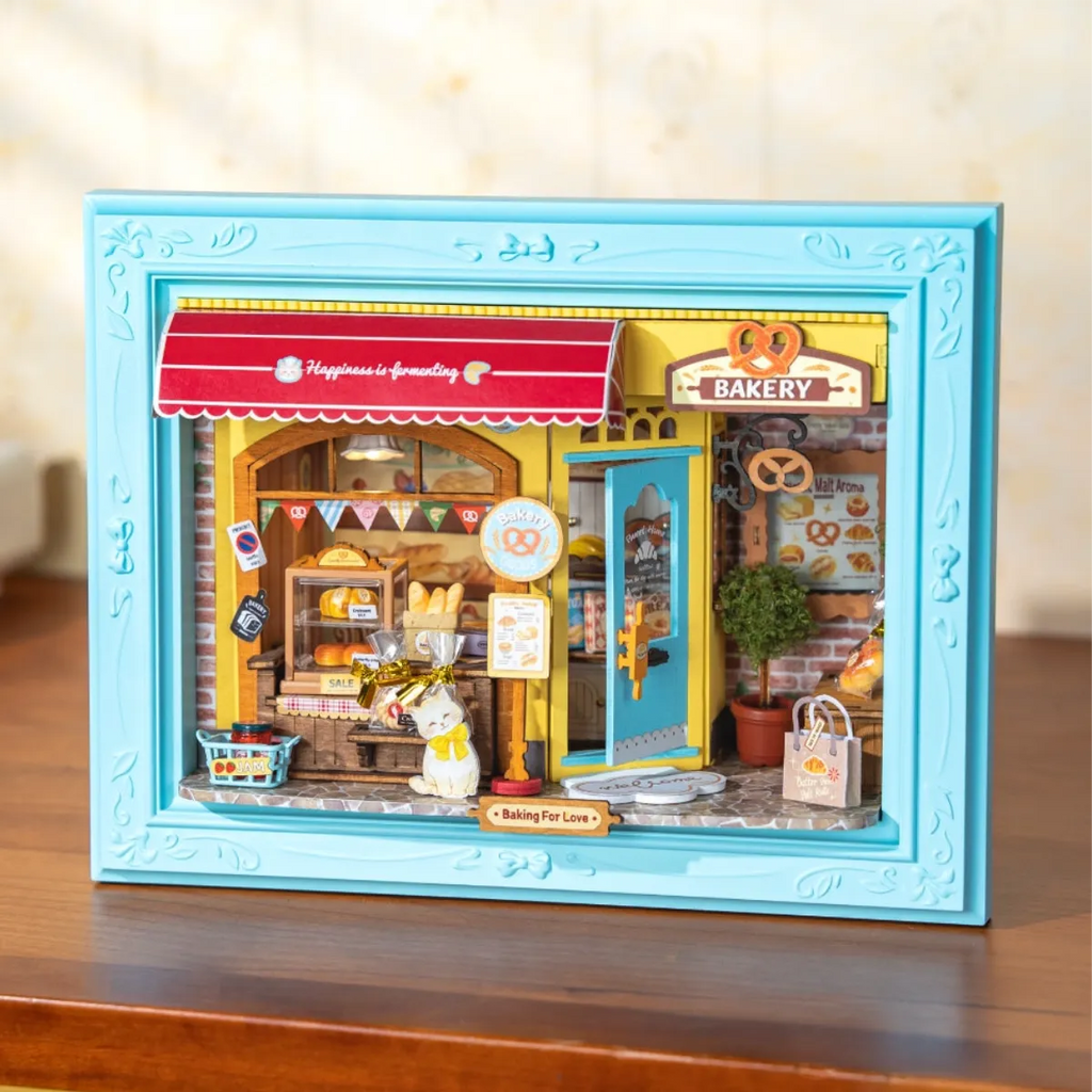Fluffy Cat Bakery DIY Miniature House Kit