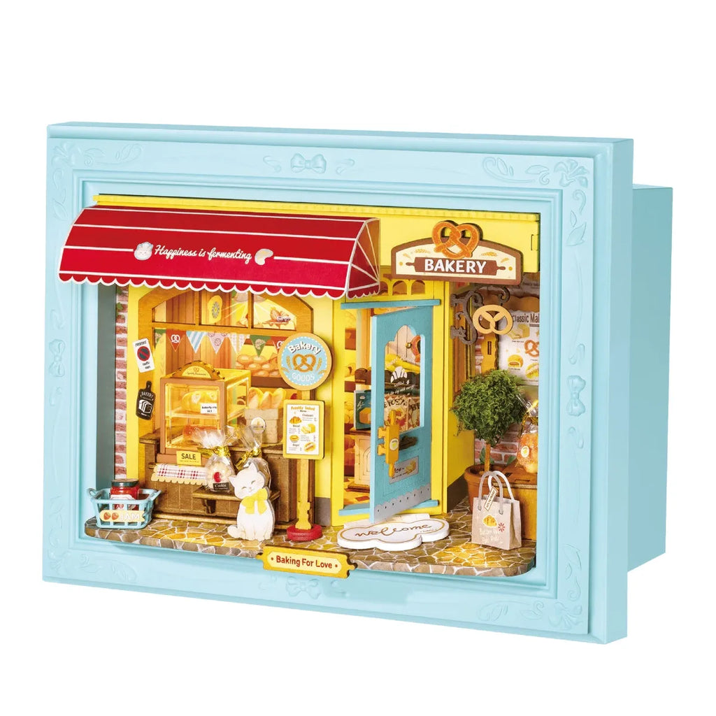 Fluffy Cat Bakery DIY Miniature House Kit