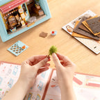 Fluffy Cat Bakery DIY Miniature House Kit