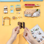 Fluffy Cat Bakery DIY Miniature House Kit