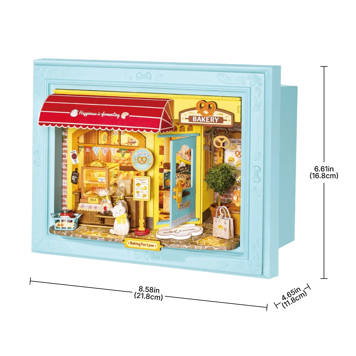 Fluffy Cat Bakery DIY Miniature House Kit