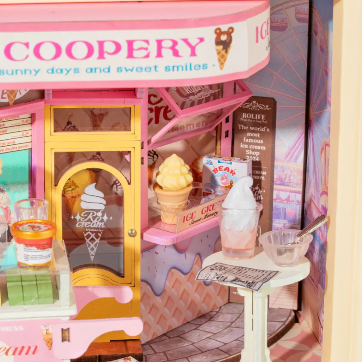 Sweet Scoopery Ice Cream DIY Miniature House Kit