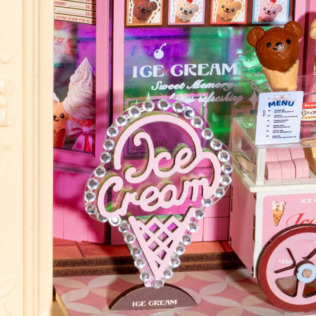 Sweet Scoopery Ice Cream DIY Miniature House Kit