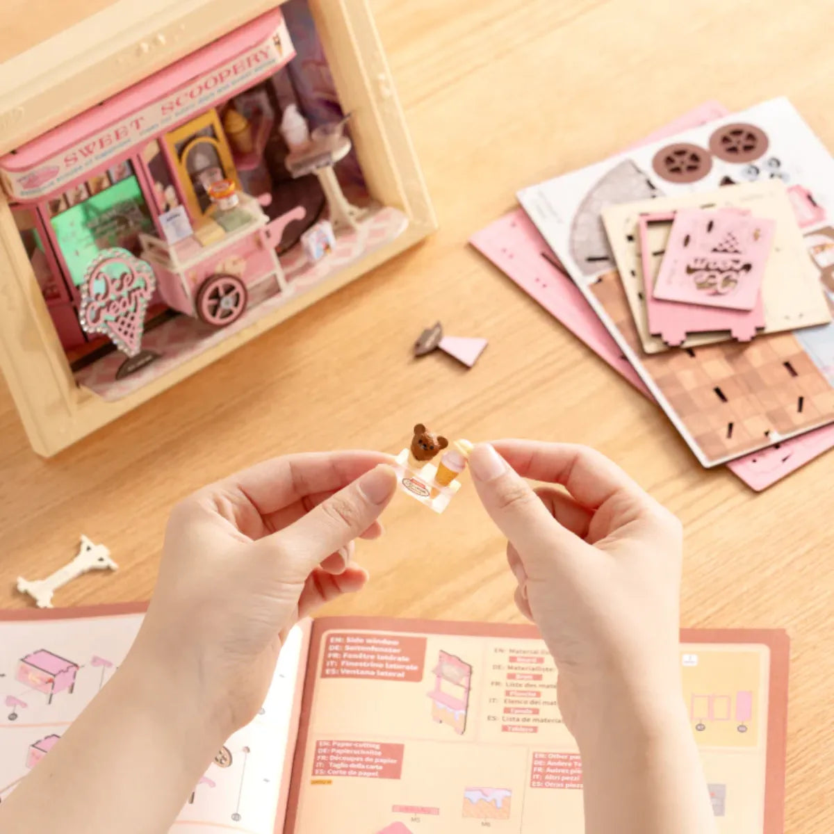 Sweet Scoopery Ice Cream DIY Miniature House Kit