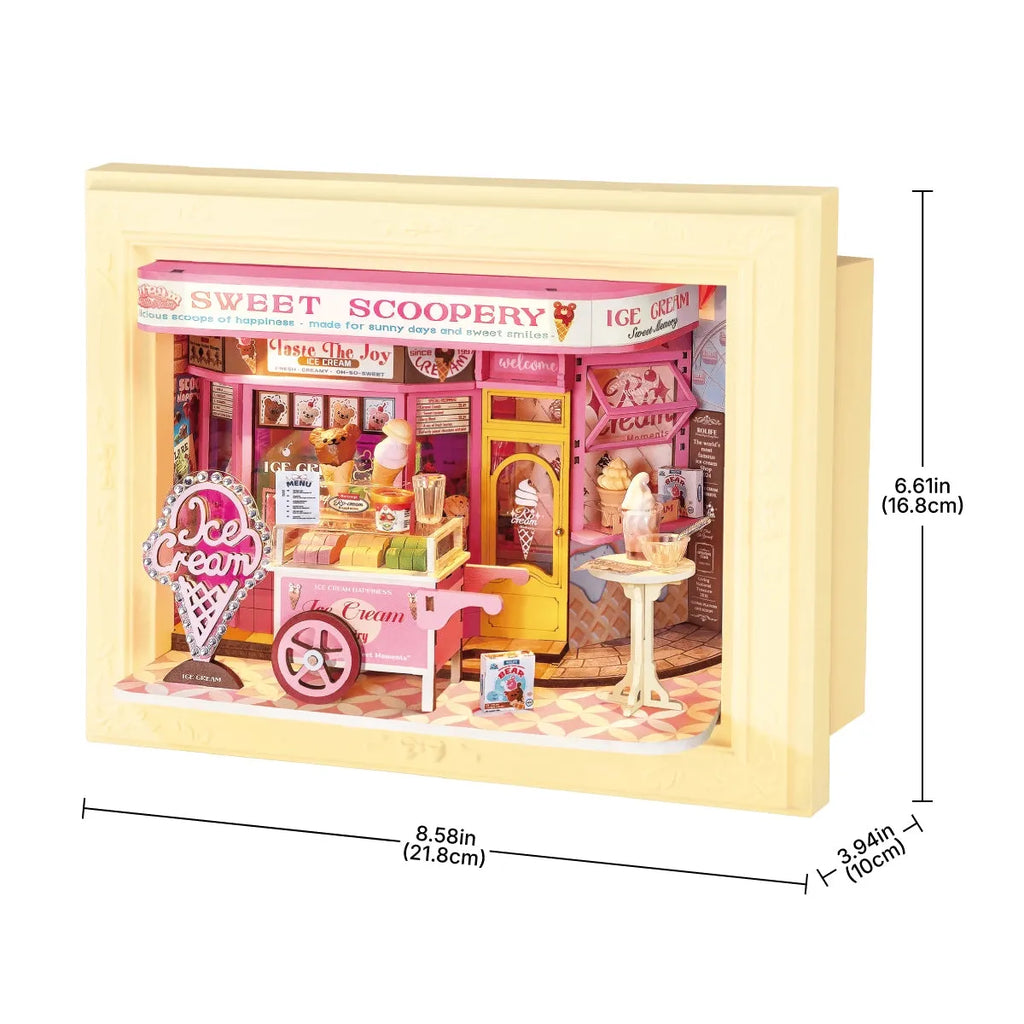 Sweet Scoopery Ice Cream DIY Miniature House Kit