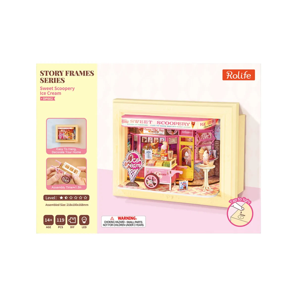 Sweet Scoopery Ice Cream DIY Miniature House Kit