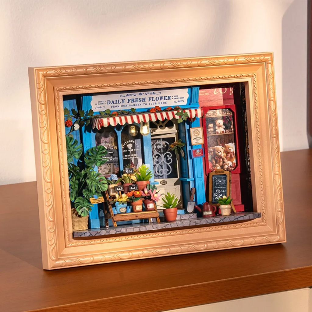 Daily Fresh Flower DIY Miniature House Kit