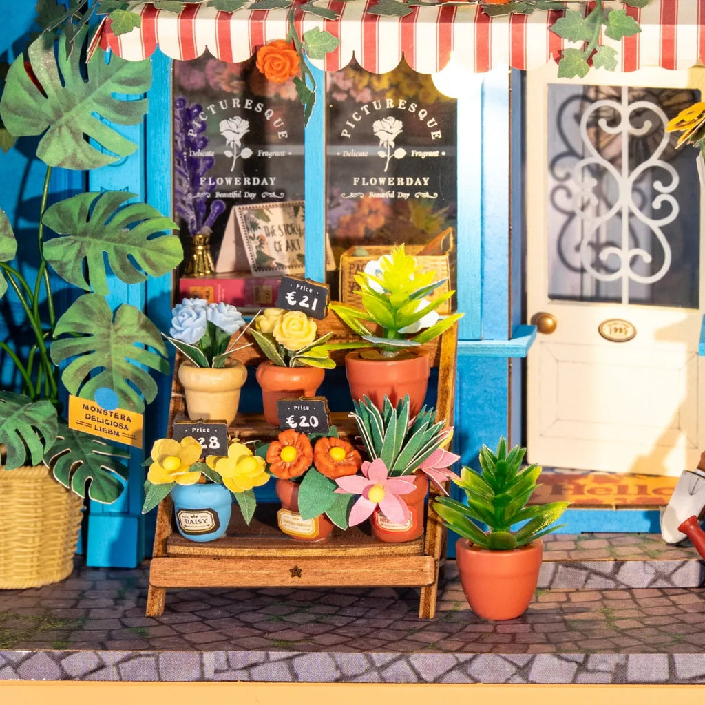 Daily Fresh Flower DIY Miniature House Kit