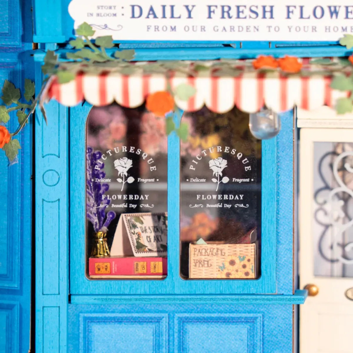 Daily Fresh Flower DIY Miniature House Kit
