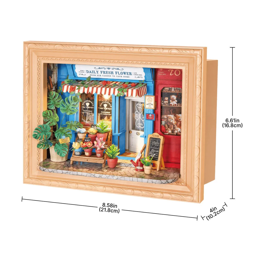 Daily Fresh Flower DIY Miniature House Kit