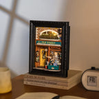 Old Times Bookstore DIY Miniature House Kit