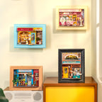Old Times Bookstore DIY Miniature House Kit