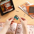 Old Times Bookstore DIY Miniature House Kit