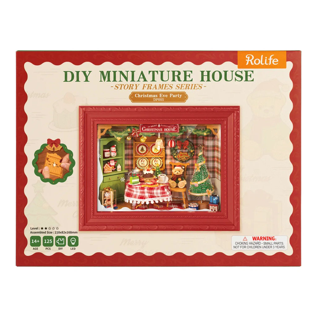 Christmas Eve Party DIY Miniature House Kit