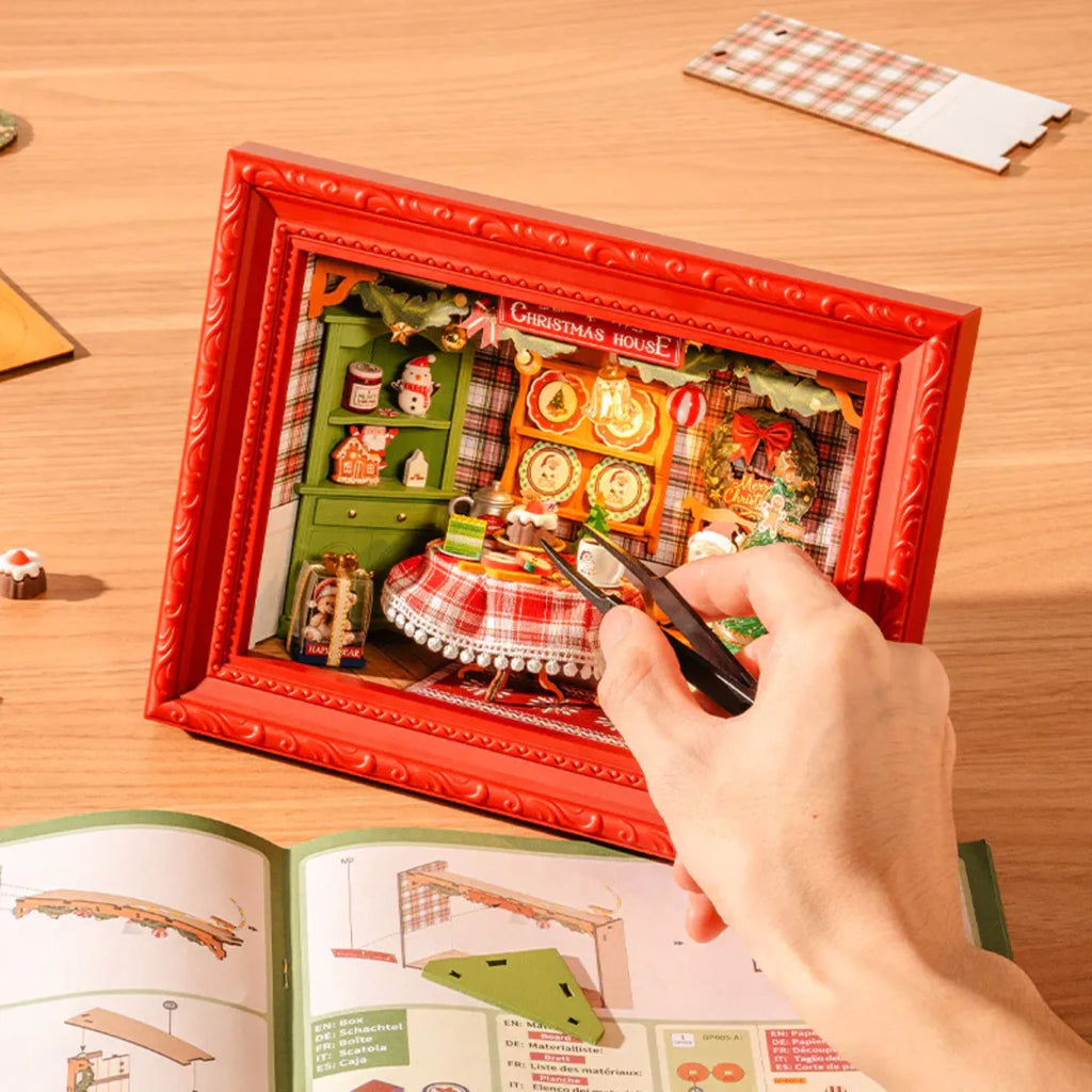 Christmas Eve Party DIY Miniature House Kit