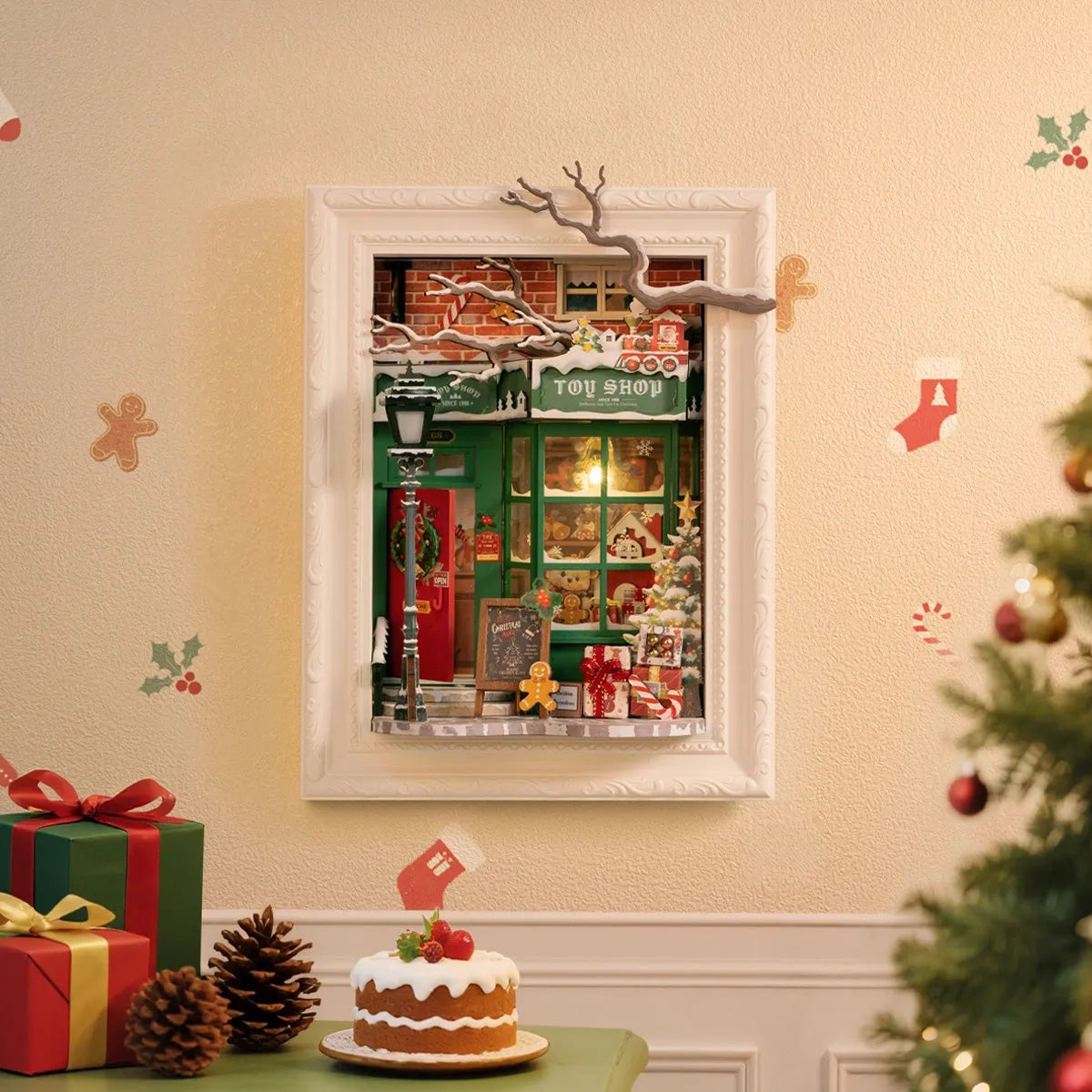 Santa's Toy Shop DIY Miniature House Kit