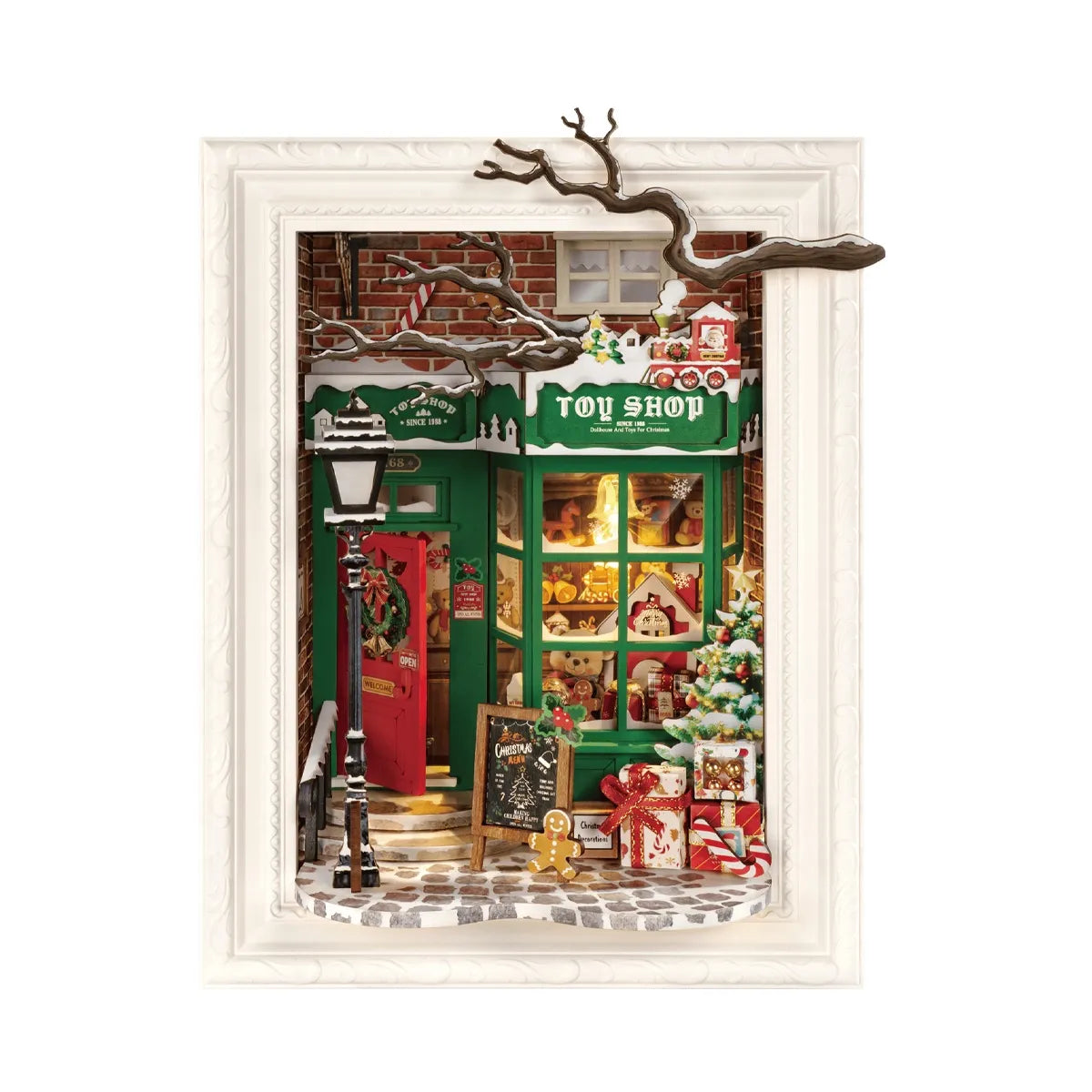 Santa's Toy Shop DIY Miniature House Kit