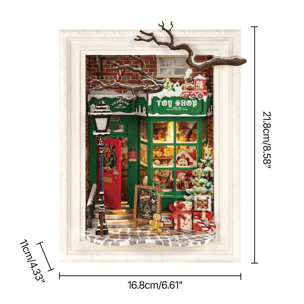 Santa's Toy Shop DIY Miniature House Kit
