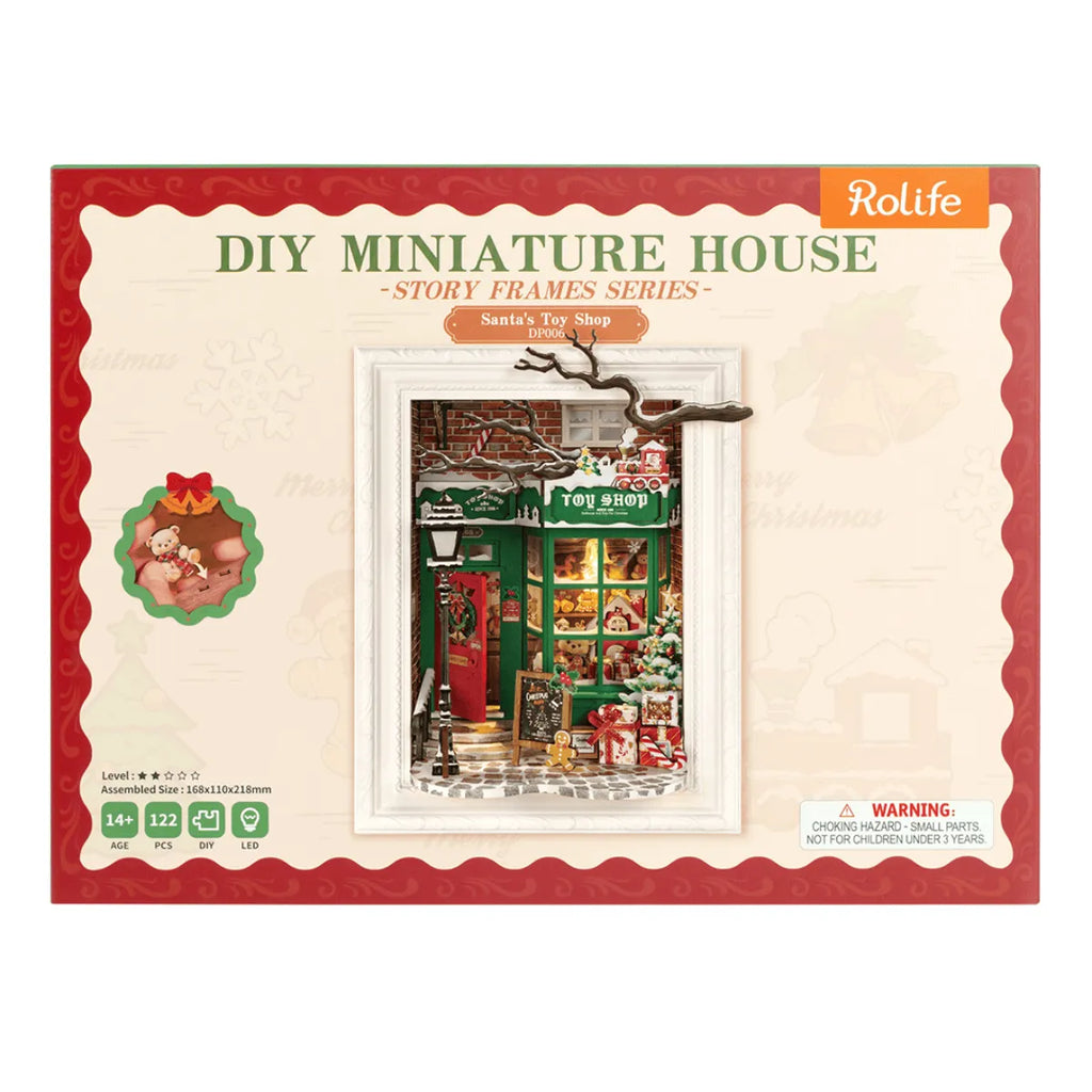 Santa's Toy Shop DIY Miniature House Kit