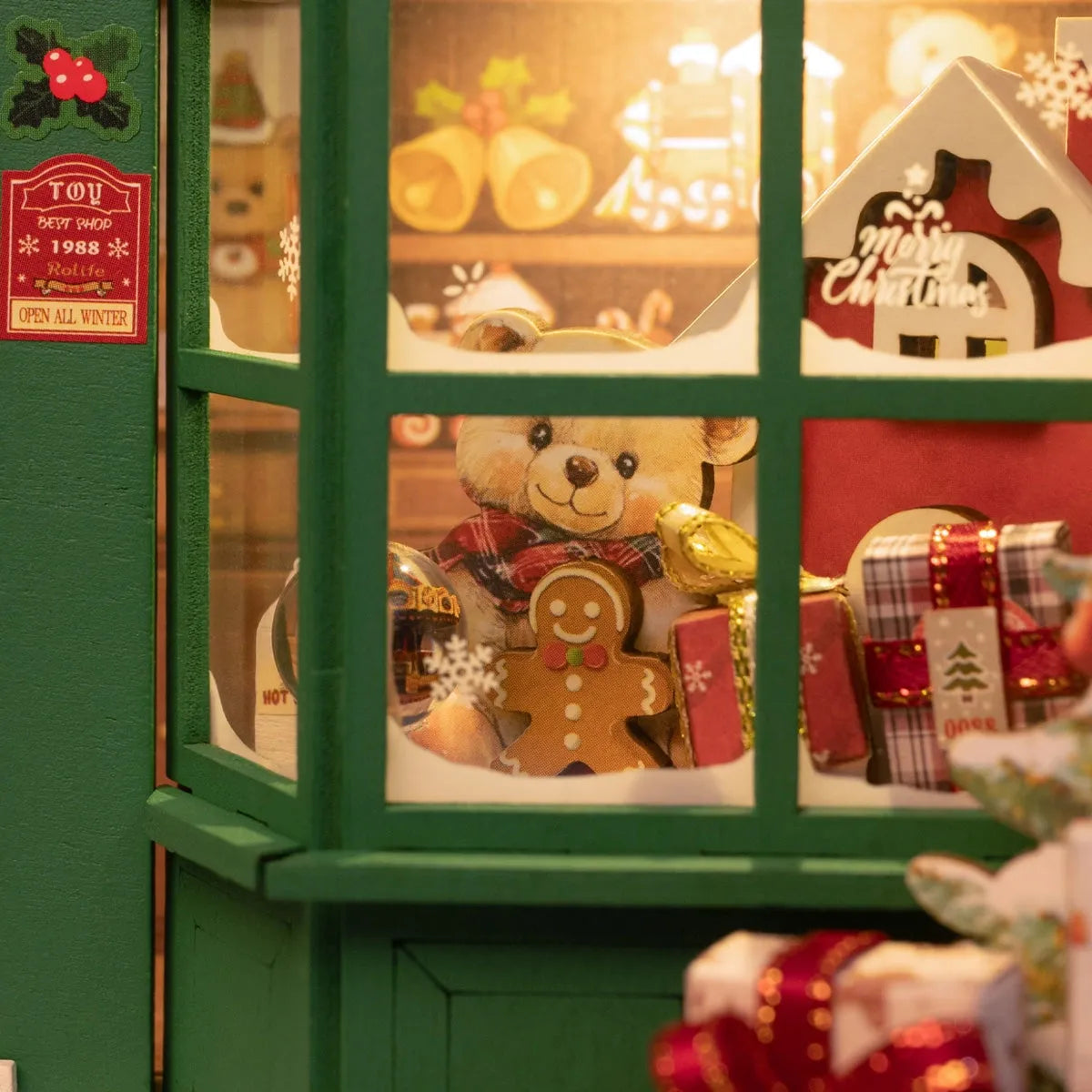 Santa's Toy Shop DIY Miniature House Kit