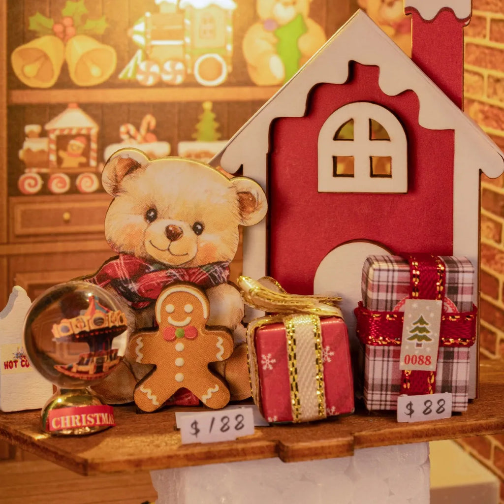 Santa's Toy Shop DIY Miniature House Kit