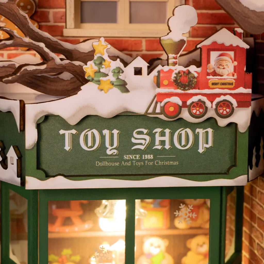 Santa's Toy Shop DIY Miniature House Kit