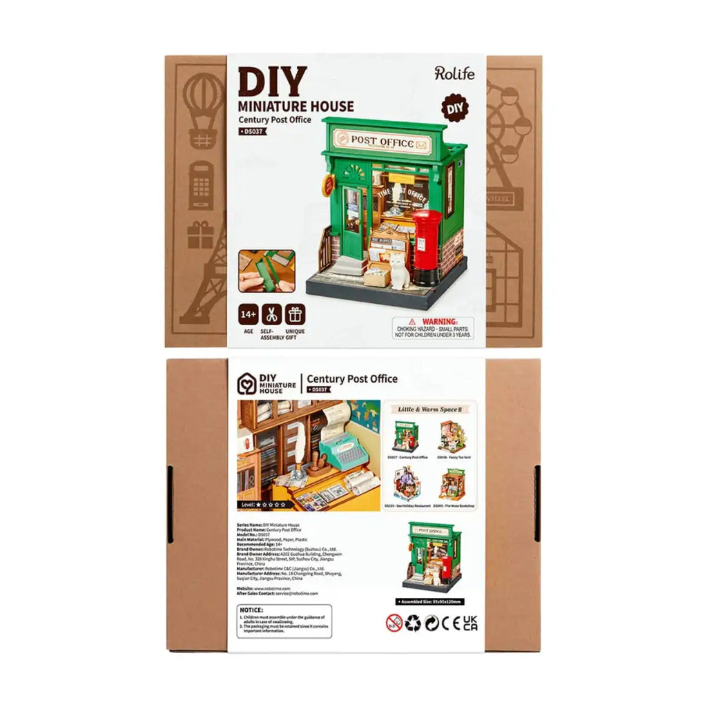 Century Post Office DIY Miniature House Kit