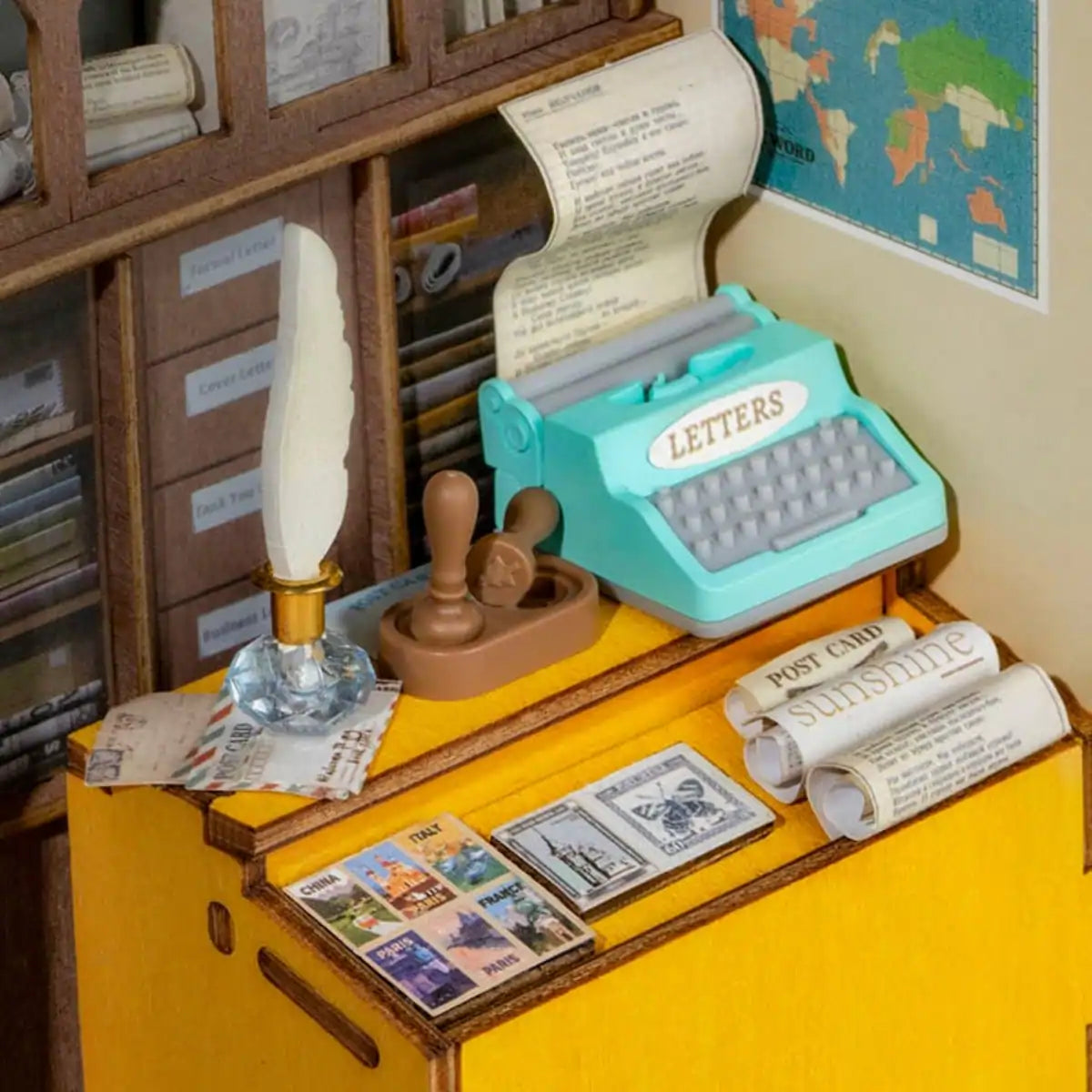 Century Post Office DIY Miniature House Kit