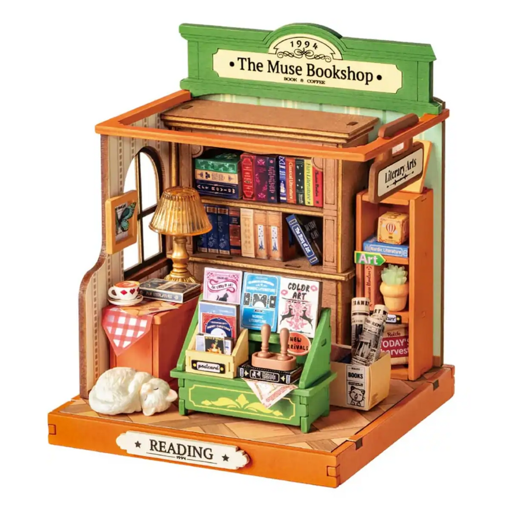 The Muse Bookshop DIY Miniature House Kit