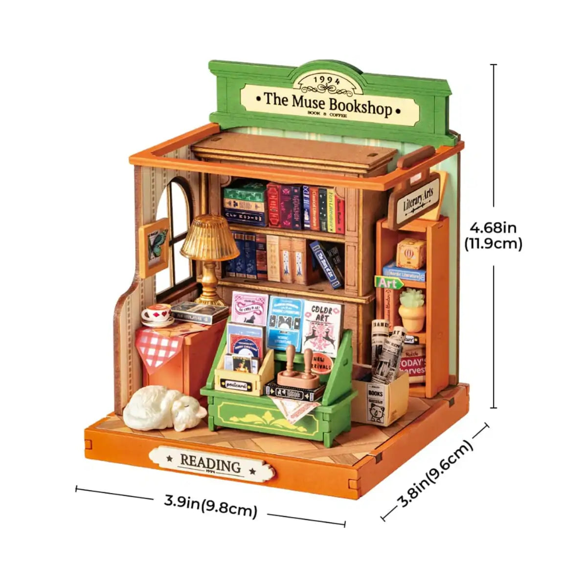 The Muse Bookshop DIY Miniature House Kit