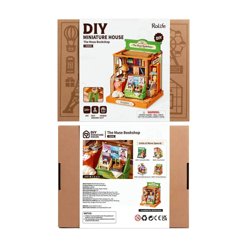 The Muse Bookshop DIY Miniature House Kit