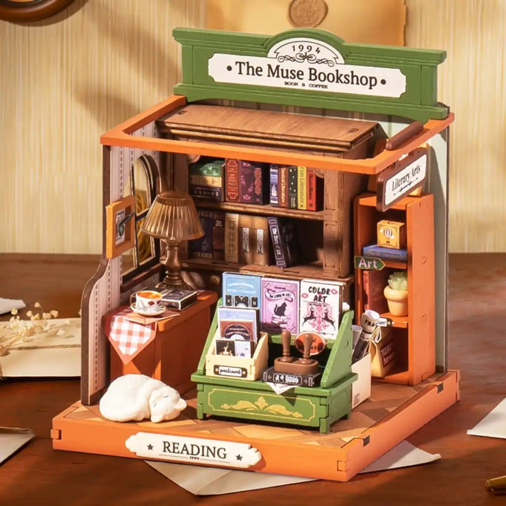 The Muse Bookshop DIY Miniature House Kit
