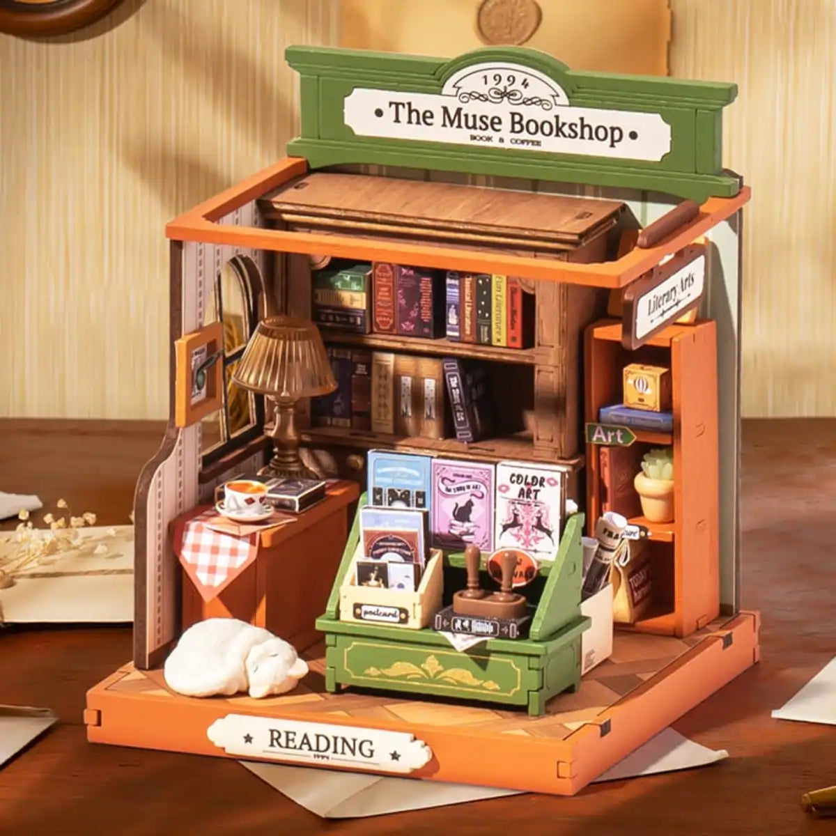 The Muse Bookshop DIY Miniature House Kit