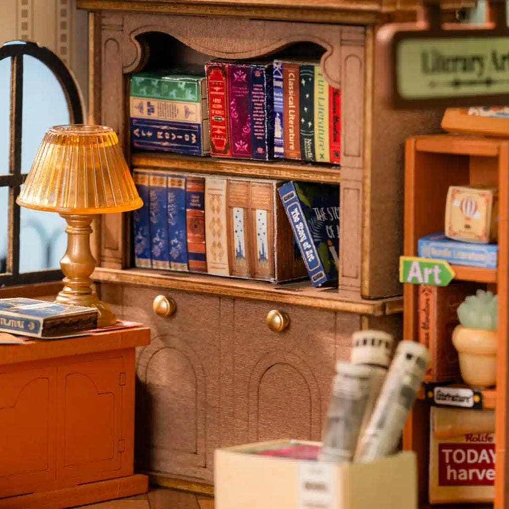 The Muse Bookshop DIY Miniature House Kit