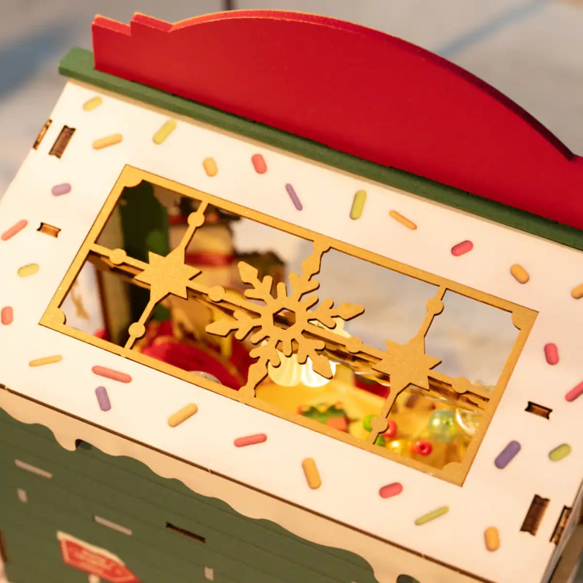 Christmas Candy Stand DIY Miniature House Kit
