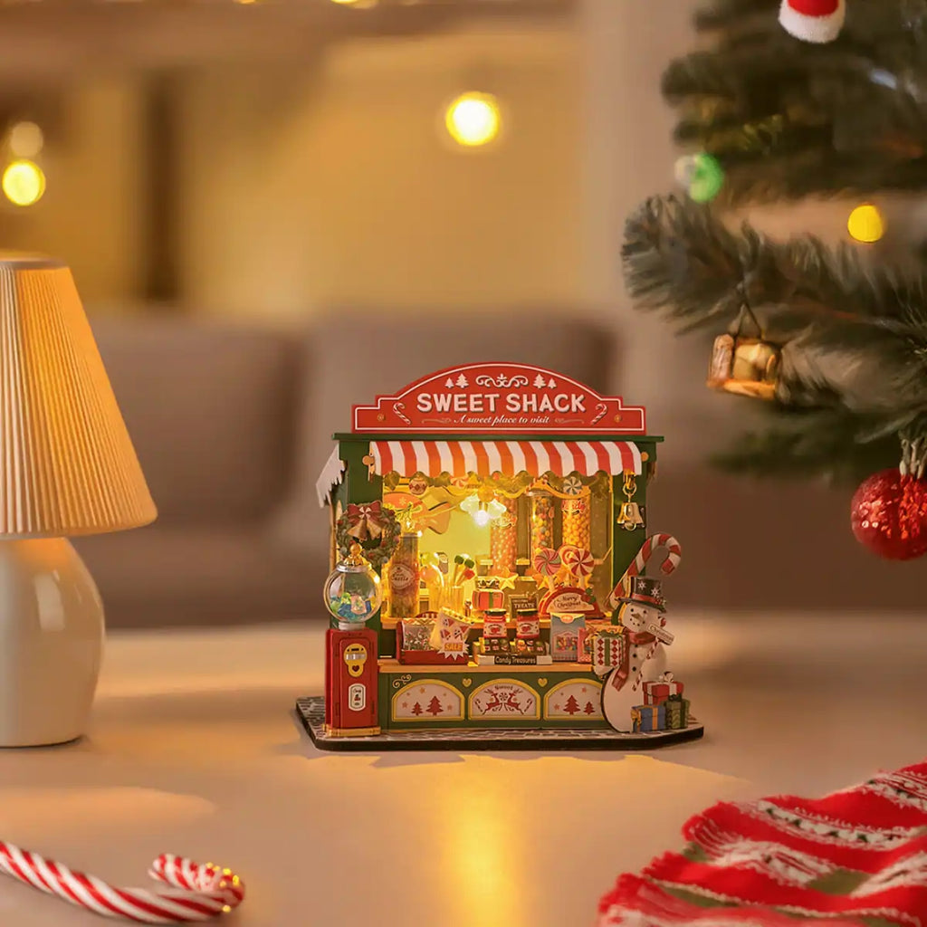 Christmas Candy Stand DIY Miniature House Kit