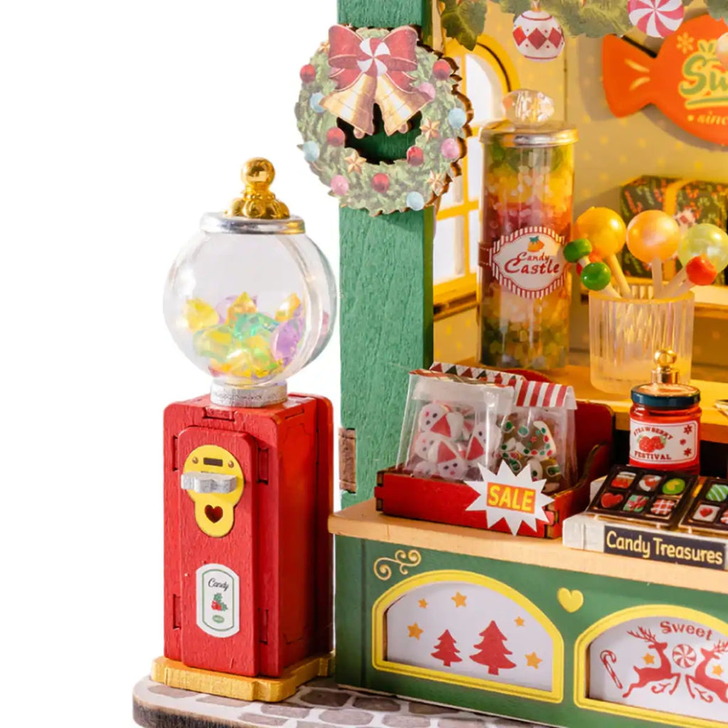 Christmas Candy Stand DIY Miniature House Kit