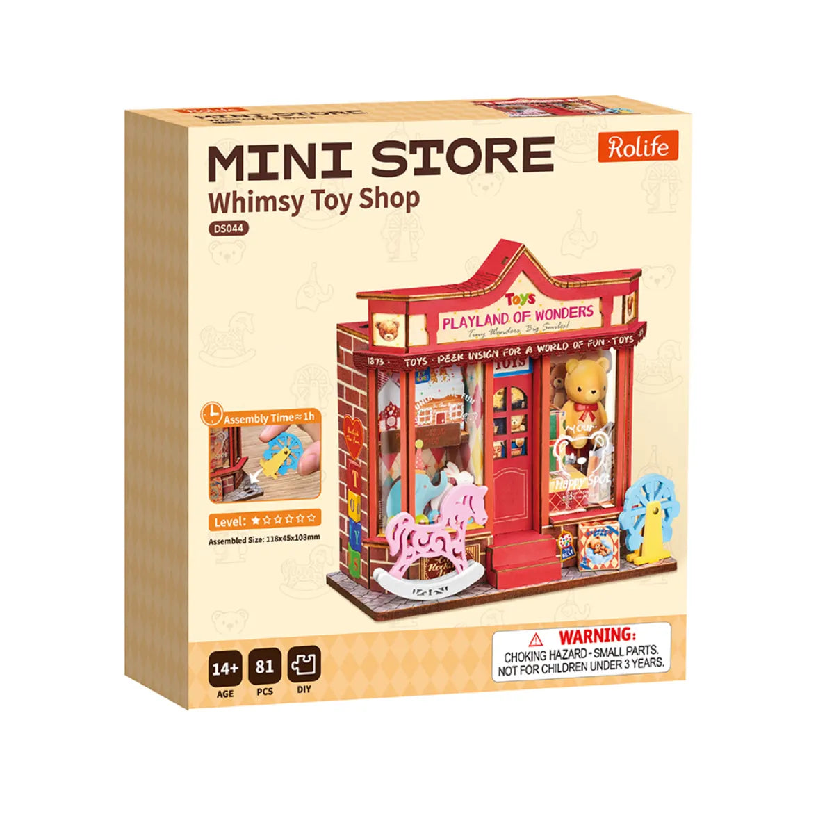 Whimsy Toy Shop DIY Miniature House Kit