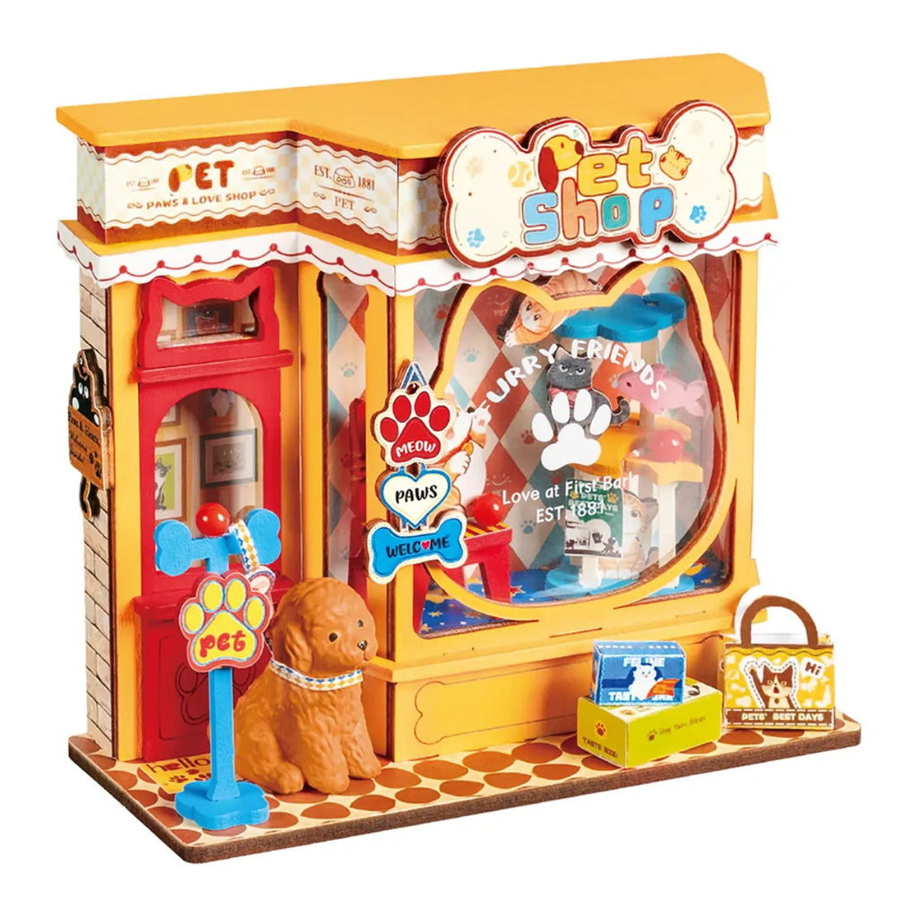 Pawfect Pet Shop DIY Miniature House Kit