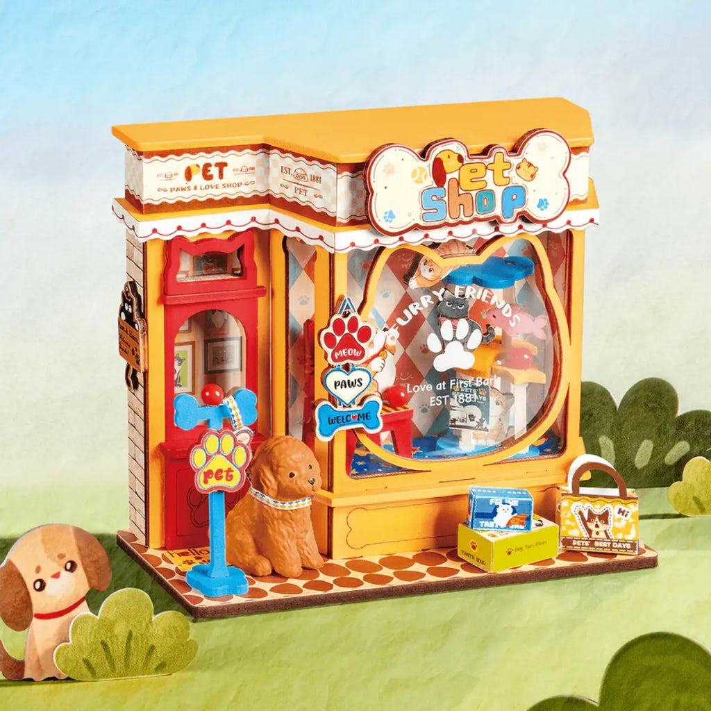 Pawfect Pet Shop DIY Miniature House Kit