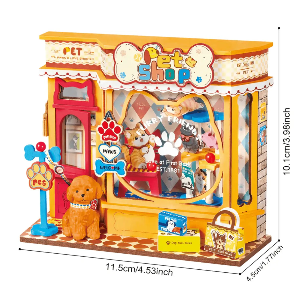 Pawfect Pet Shop DIY Miniature House Kit