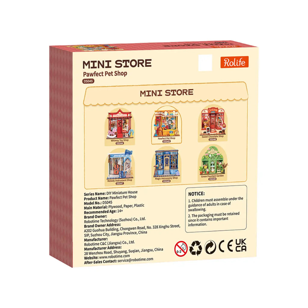 Pawfect Pet Shop DIY Miniature House Kit