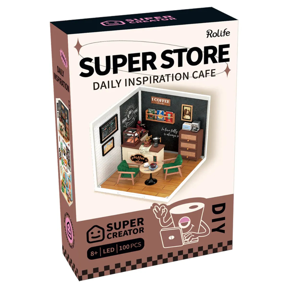 Daily Inspiration Cafe DIY Miniature House Kit